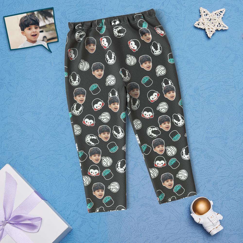 Custom Face Children's Cartoon Monster Pajamas For Kids - MyFaceTshirt