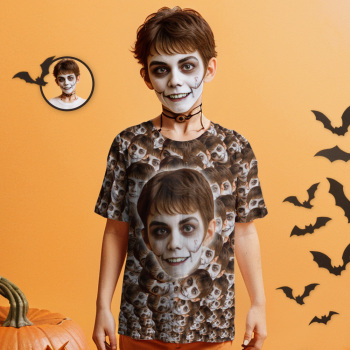 Custom Fanny Faces Mash Kid T-shirt
