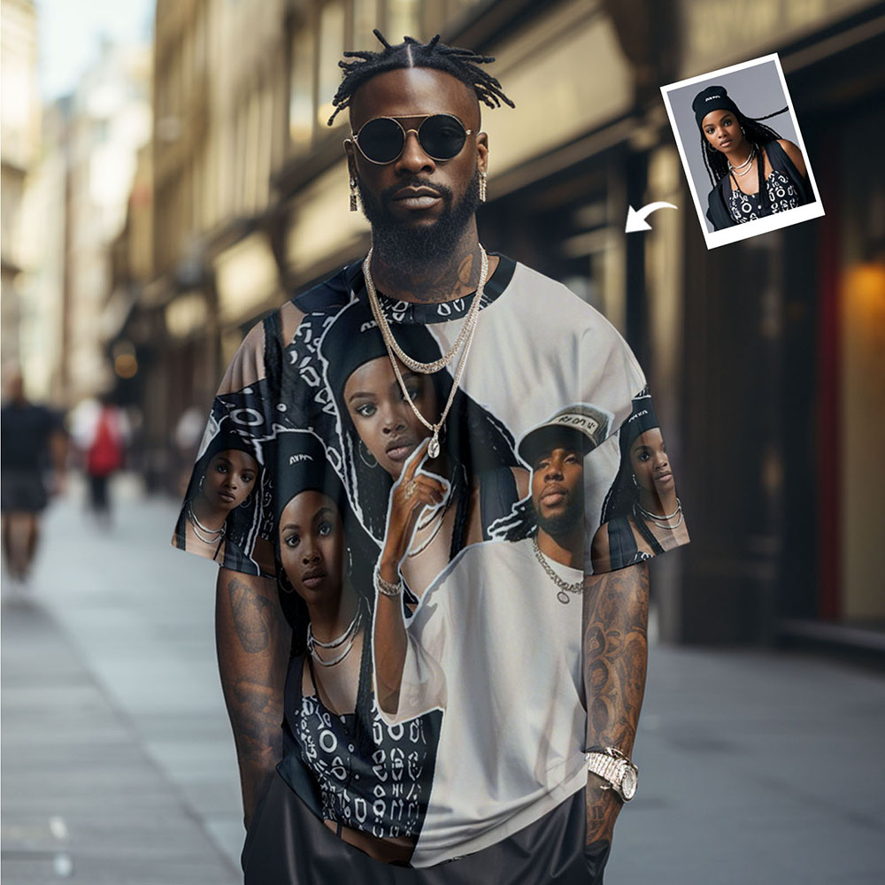 Custom Vintage Photo T-Shirt Personalized Photo Gift