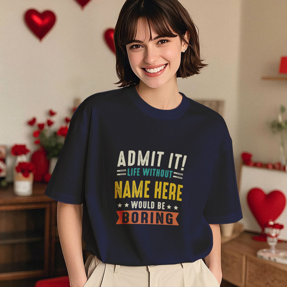 Personalized Name T-Shirt. Thoughtful and unique. The perfect gift for any occasion
