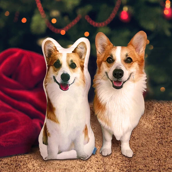 Custom Pet Photo Pillow, Custom Pet Face Pillow, 3D Portrait Pillow - MyFaceTshirt