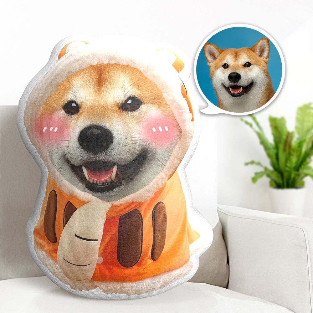 Personalized Snuggle Up with Your New Best Friend! Adorable Pet-Shaped Body Pillows - MyFaceTshirt