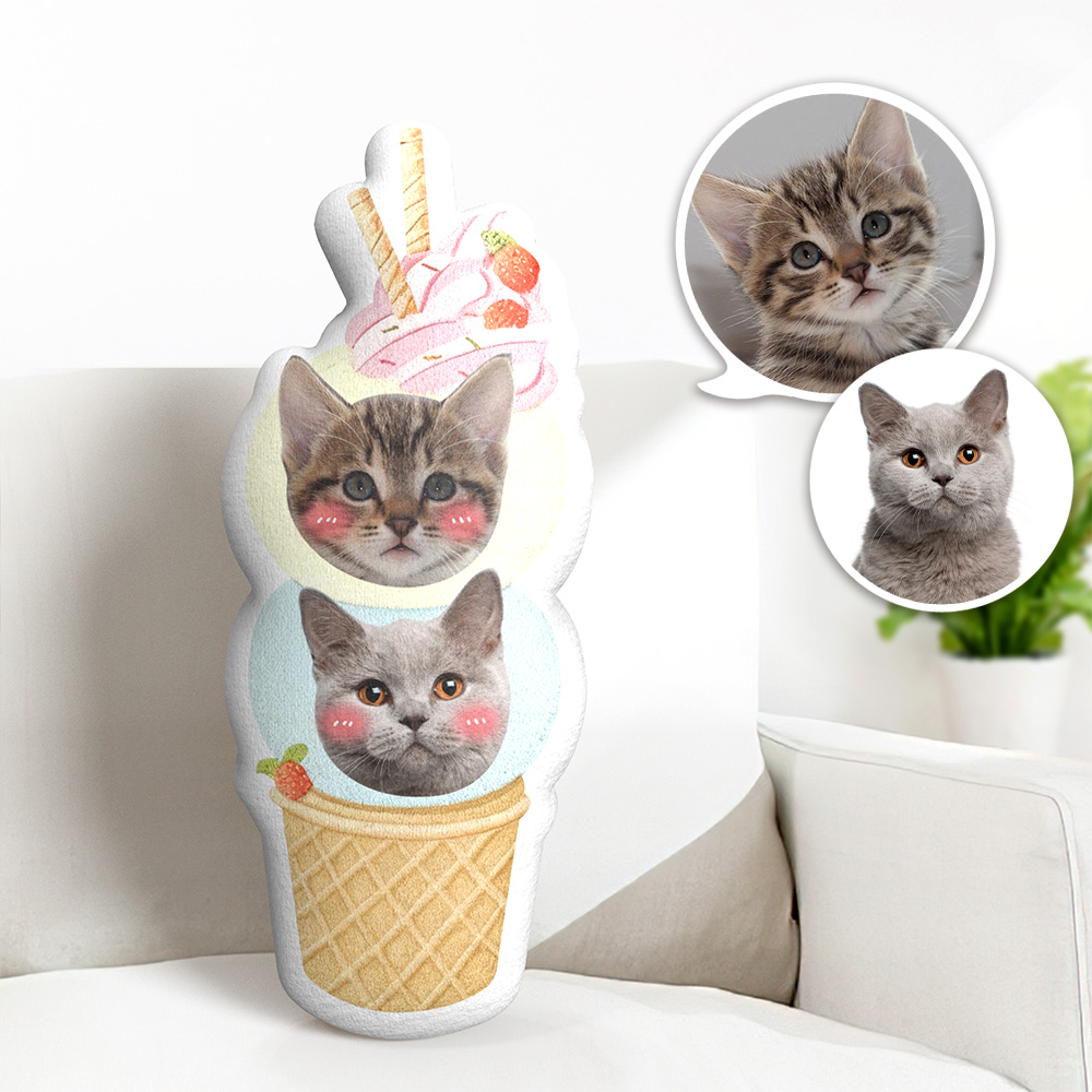 Personalized Unique Gift Idea Plush Pillow - Fun Animal Character Pillow for Pet Lovers - MyFaceTshirt