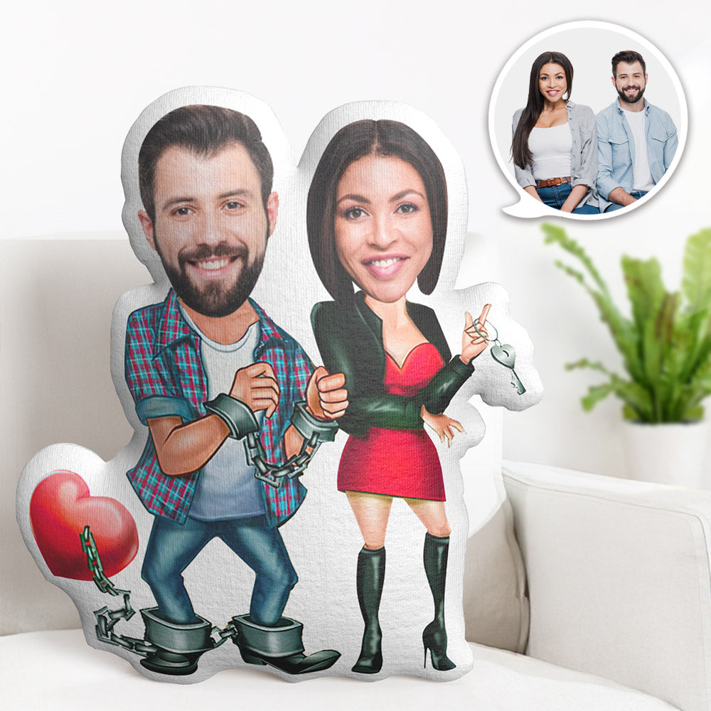 Custom Photo Pillow Personalized Couple Pillow Couple MiniMe Pillow Prisoner of Love Pillow Gifts for Her