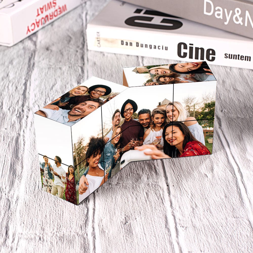 Custom Photo Cube Flipping Photo Cube Picture Cube Gift For Friends