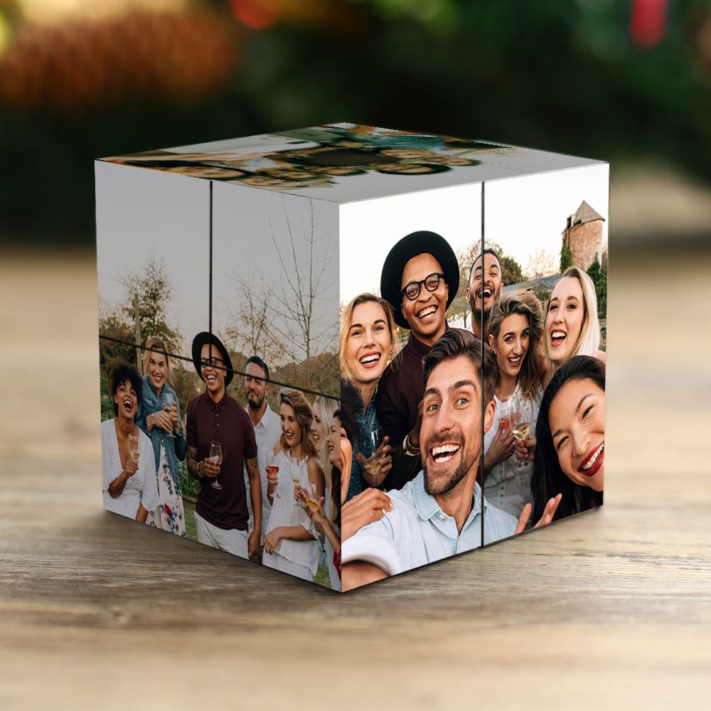 Custom Photo Cube Flipping Photo Cube Picture Cube Gift For Friends