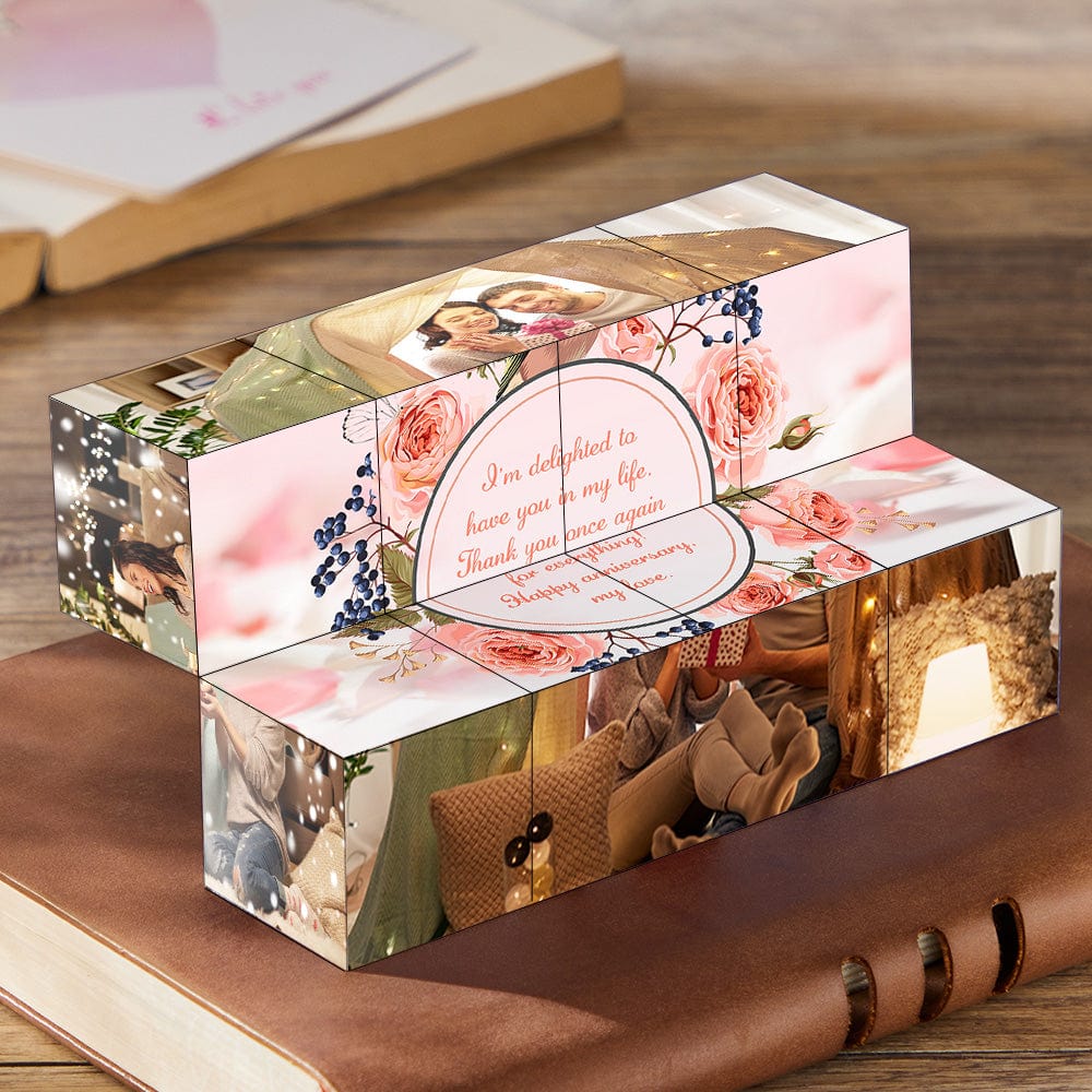 Custom Rubic's Cube Infinity Photo Cube Home Decoration Anniversary Gifts