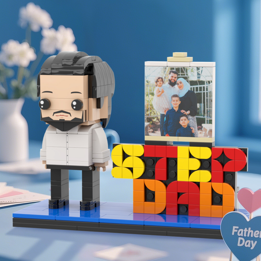 Gift for Dad Custom Brick Figures Perfect Gift Happy Father's Day