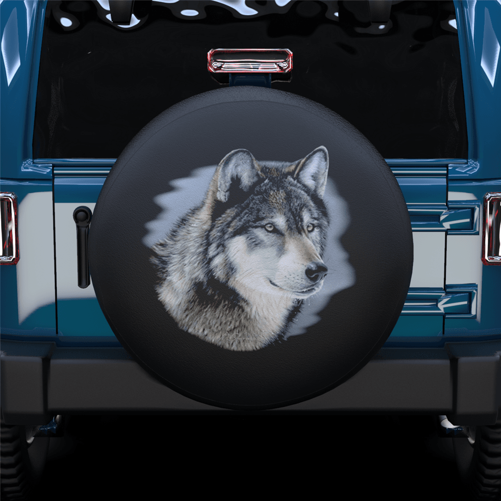 Wolf Head Spare Tire Cover For Jeep/RV/Camper/SUV - MyFaceTshirt