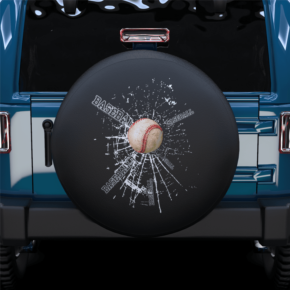 Baseball Spare Tire Cover For SUV - MyFaceTshirt