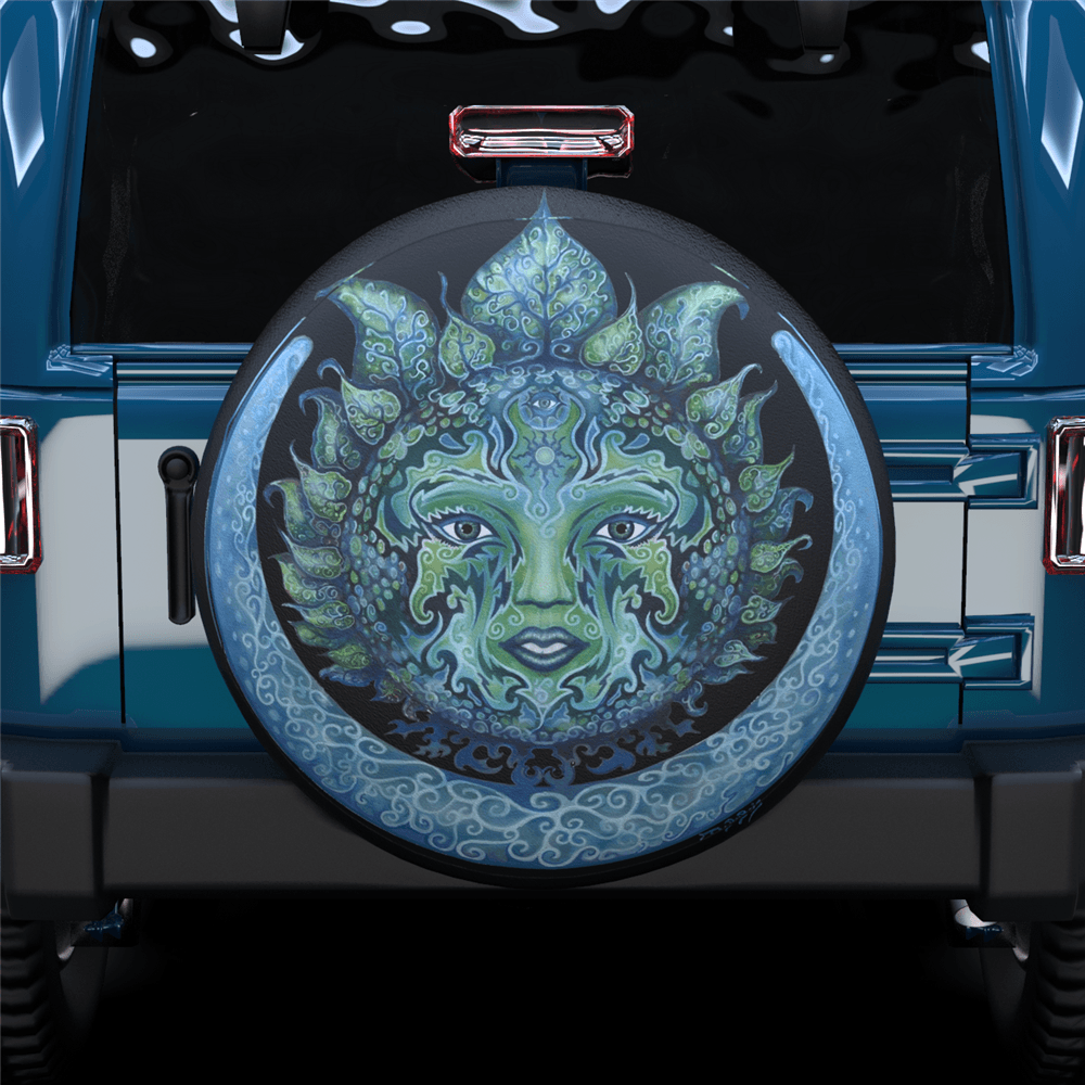 Personality Moon Spare Tire Cover For SUV - MyFaceTshirt