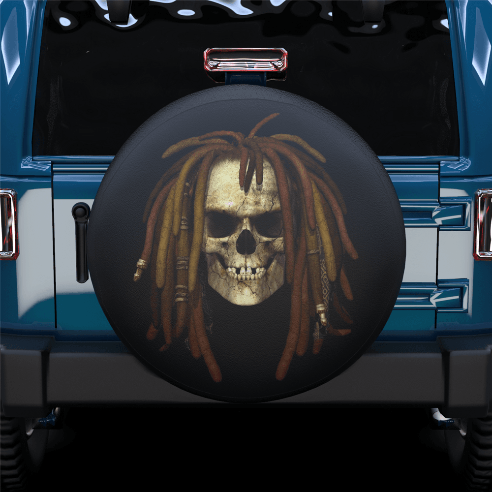 Skulls With Hair Spare Tire Cover - MyFaceTshirt