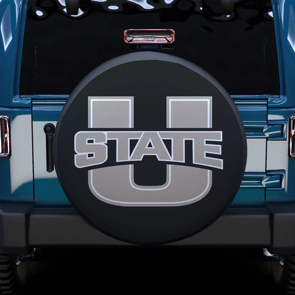 Utah State Aggies Spare Tire Cover for SUV - MyFaceTshirt