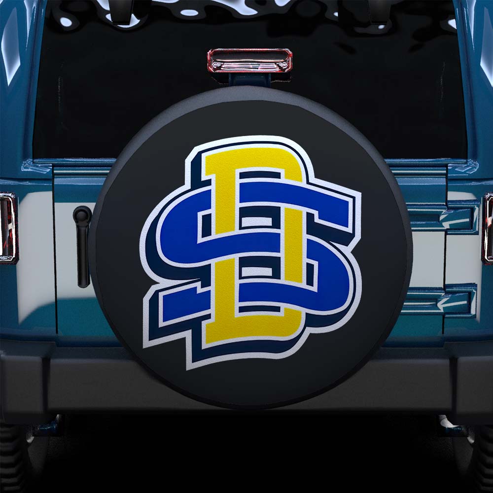 South Dakota State Jackrabbits Spare Tire Cover for SUV - MyFaceTshirt