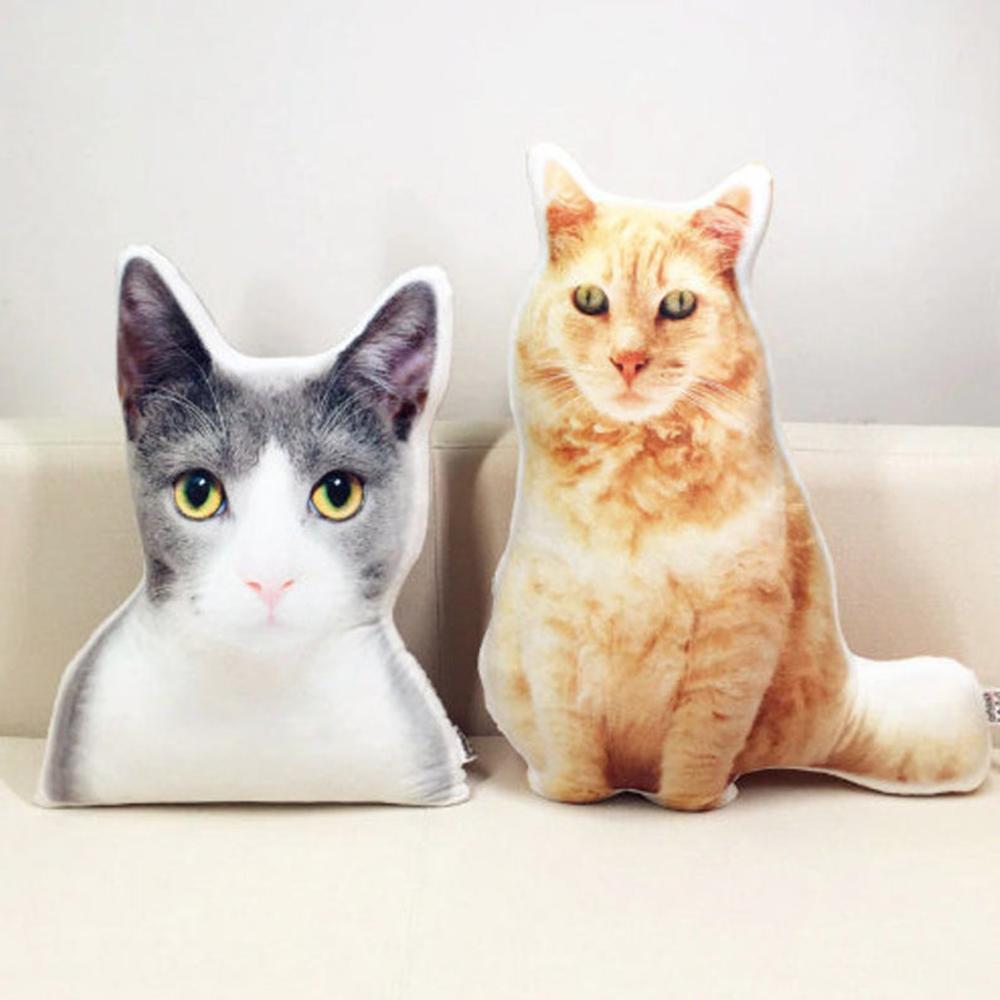 My Cat's Face Pillow Custom Pet Portrait Pillow Australia Photo Gift - MyFaceTshirt