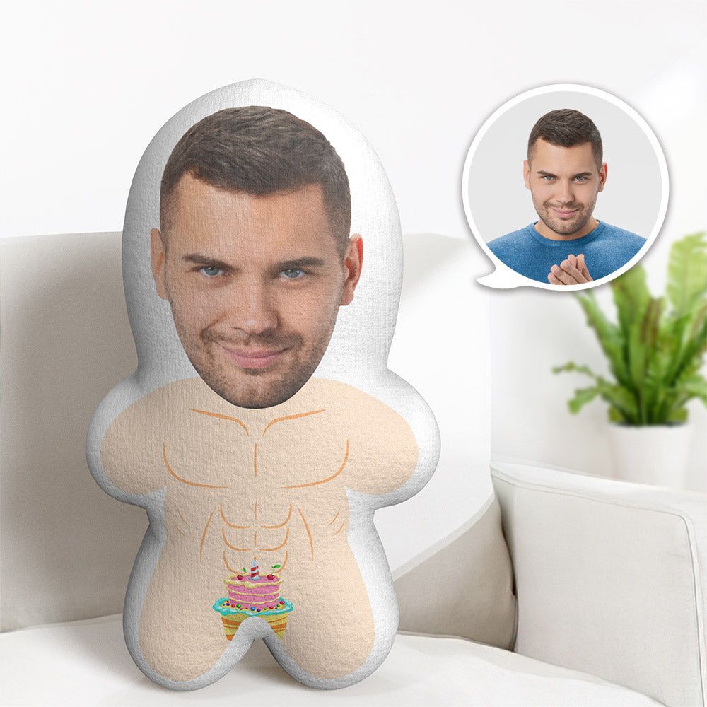Personalised Face Doll Sexy Fun Male Body Pillow Minime Birthday Gifts for Her Stuffed Toy - MyFaceTshirt