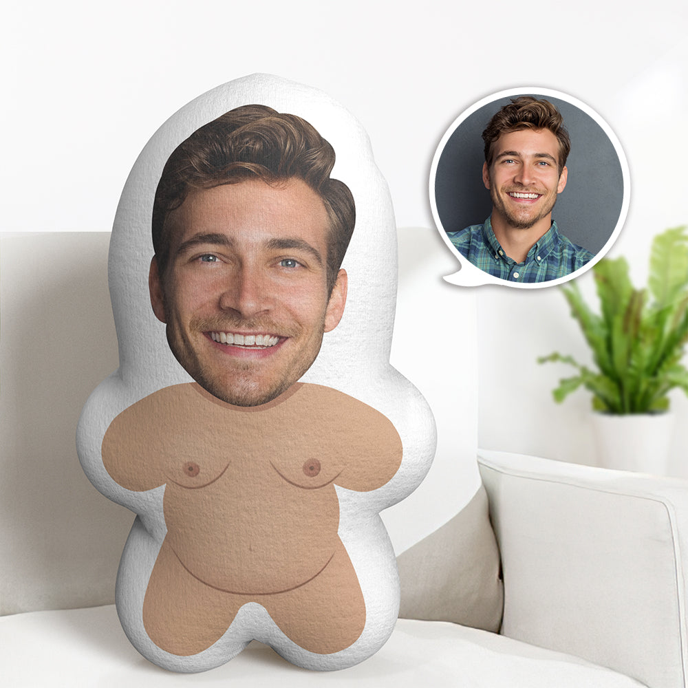 Personalized Photo Throw Pillow Custom Face Gifts Minime Pillow - MyFaceTshirt