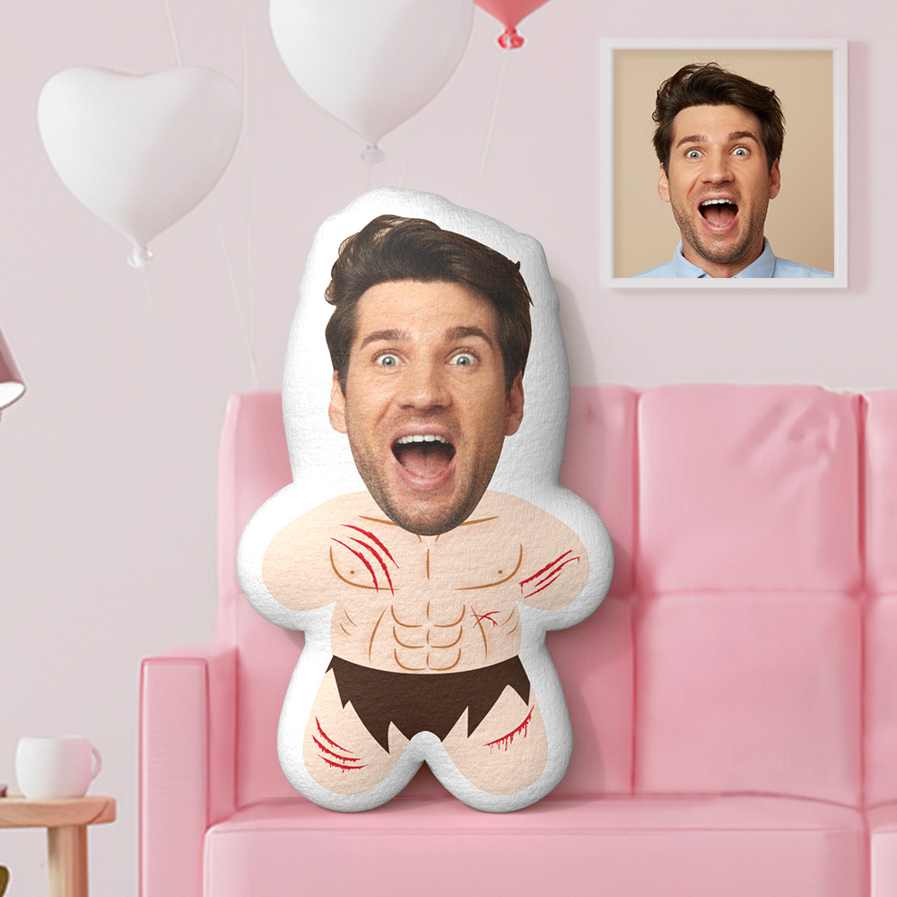 Custom Minime Throw Pillow Jungle Face Pillow Personalized Photo Minime Pillow - MyFaceTshirt