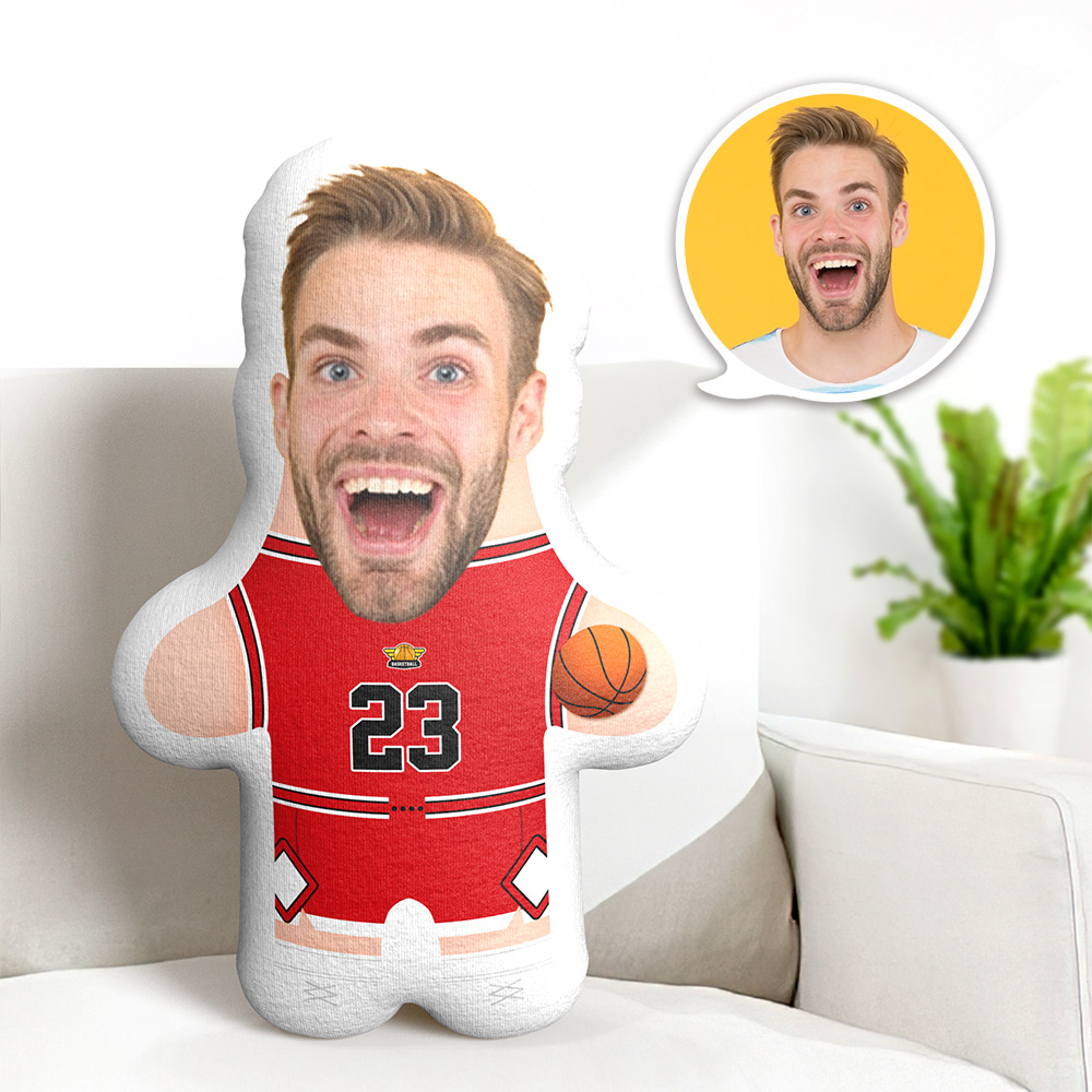 Custom Photo Face Pillow Chicago Basketball Face Pillow