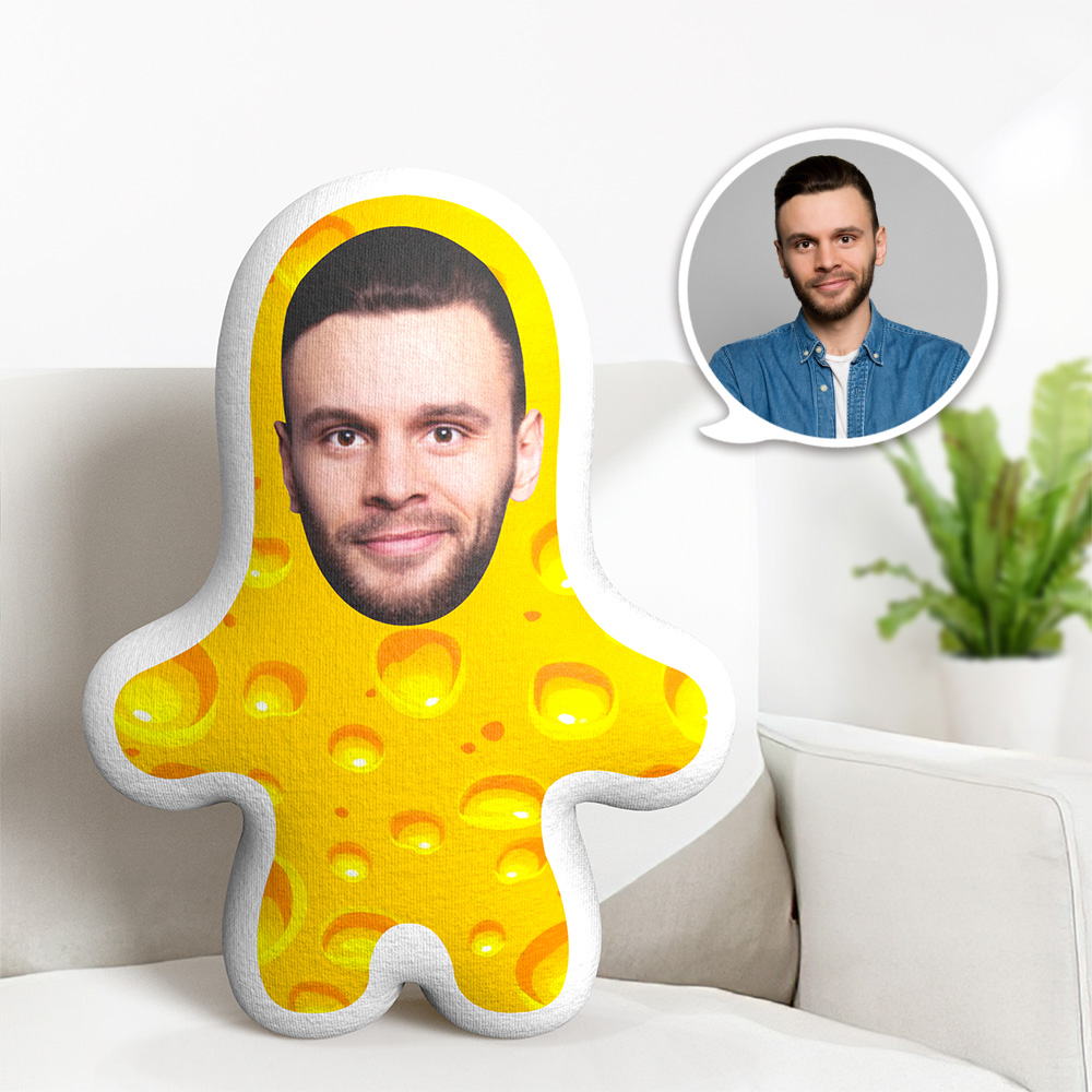 Custom Photo Face Pillow Cheese Face Pillow
