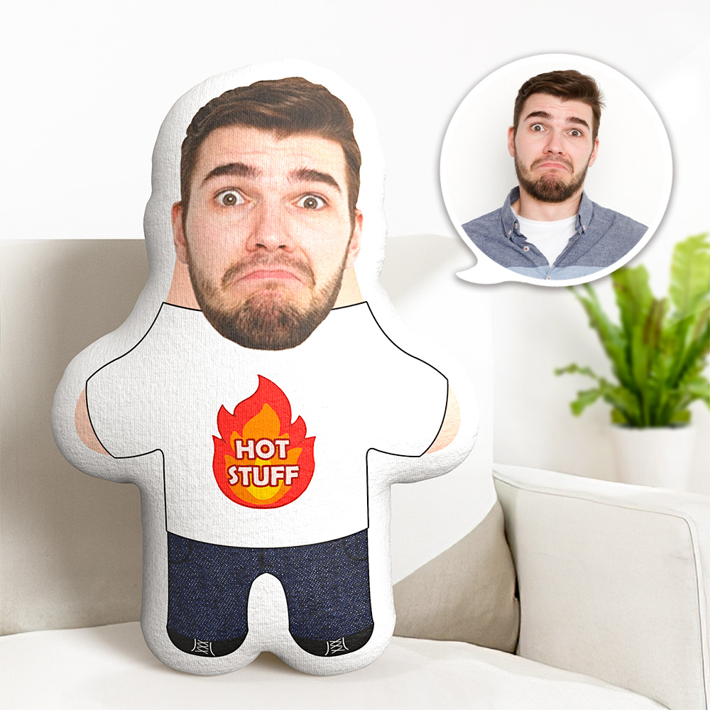 Custom Photo Face Pillow Hot Stuff Face Pillow