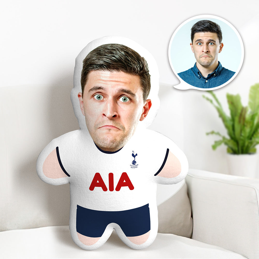 Custom Face Pillow Tottenham Hotspur F.C. Mini Me Dolls Personalised Photo Football Minime Pillow Tottenham Hotspur F.C. - MyFaceTshirt