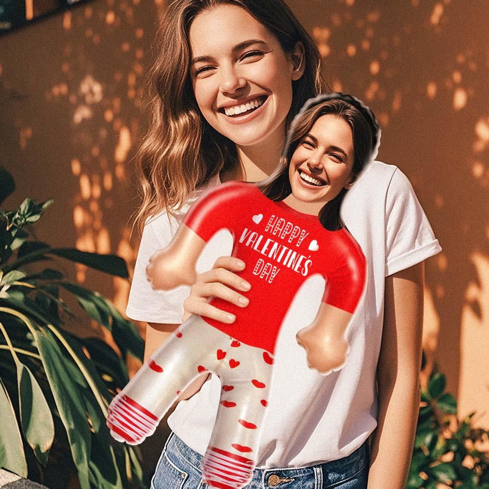 Custom Blow Up Doll Inflatable Air Minime Doll Gift - Happy Valentines Day - MyFaceTshirt