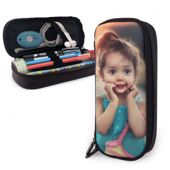 Back To School Gifts Personalized Leather Photo Pencil Case - MyFaceTshirt