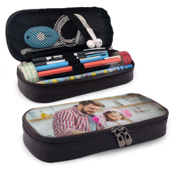 Back to School Customized Leather Photo Pencil Case Back To School Gifts for Children - MyFaceTshirt