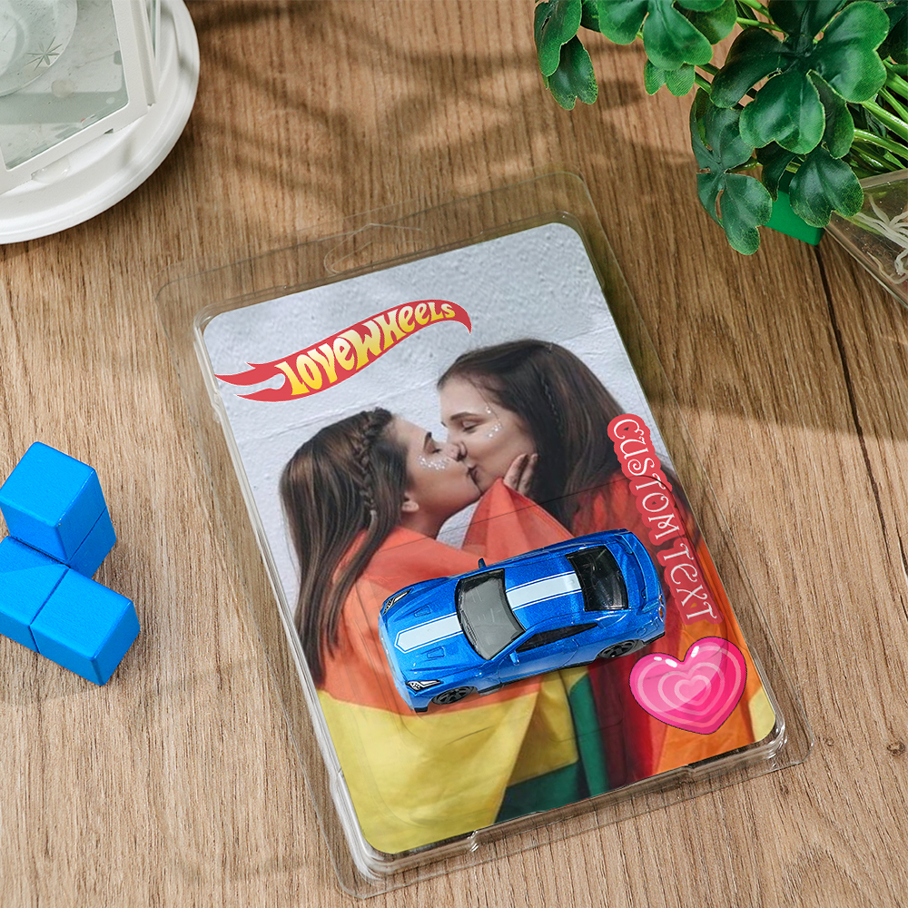 Perfect Gifts for Couple Relive the Joy of Racing Toy Car Together Personalized Toy LGBTQ+ Gifts - MyFaceTshirt