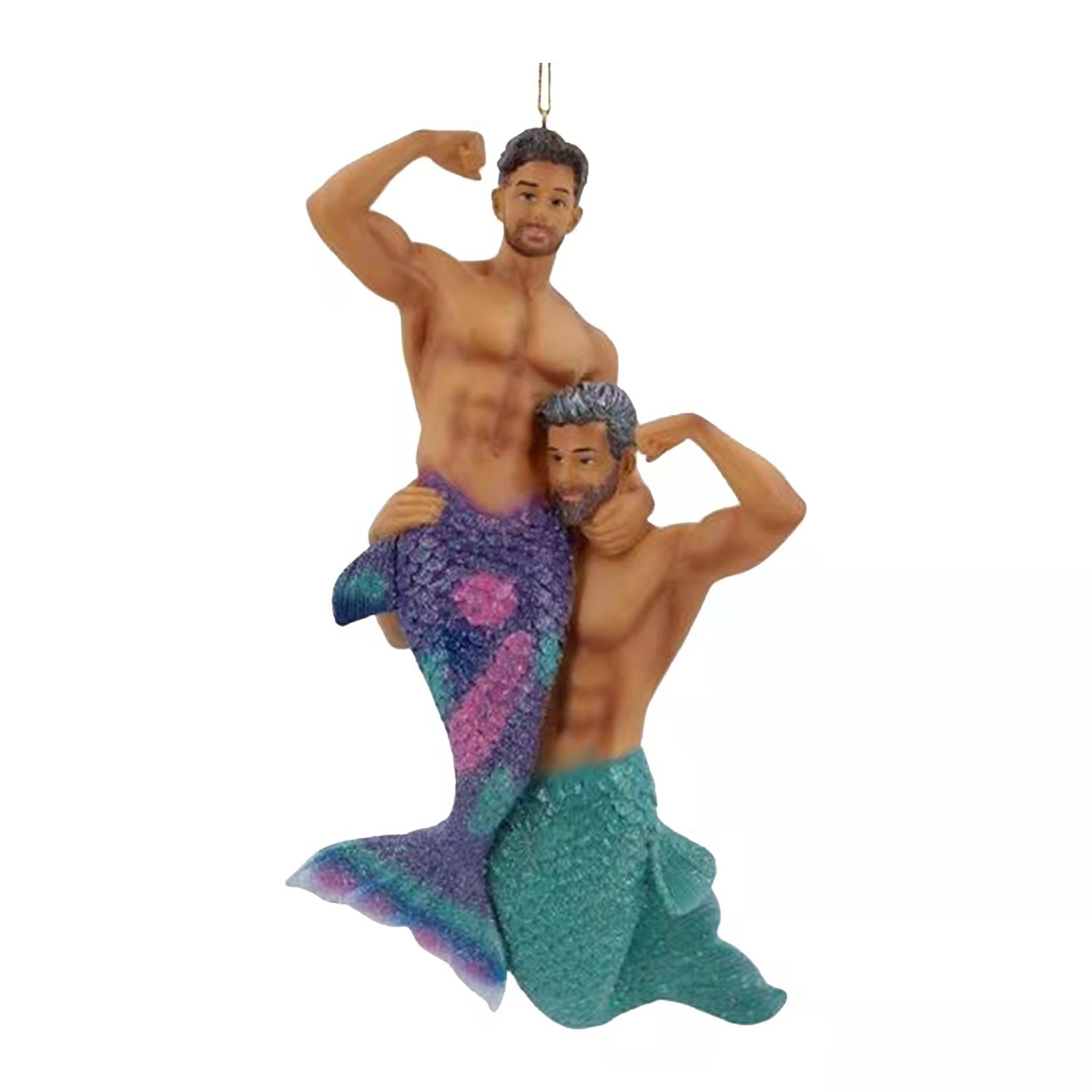 Male Mermaid Couple Pendant Hanging Decoration