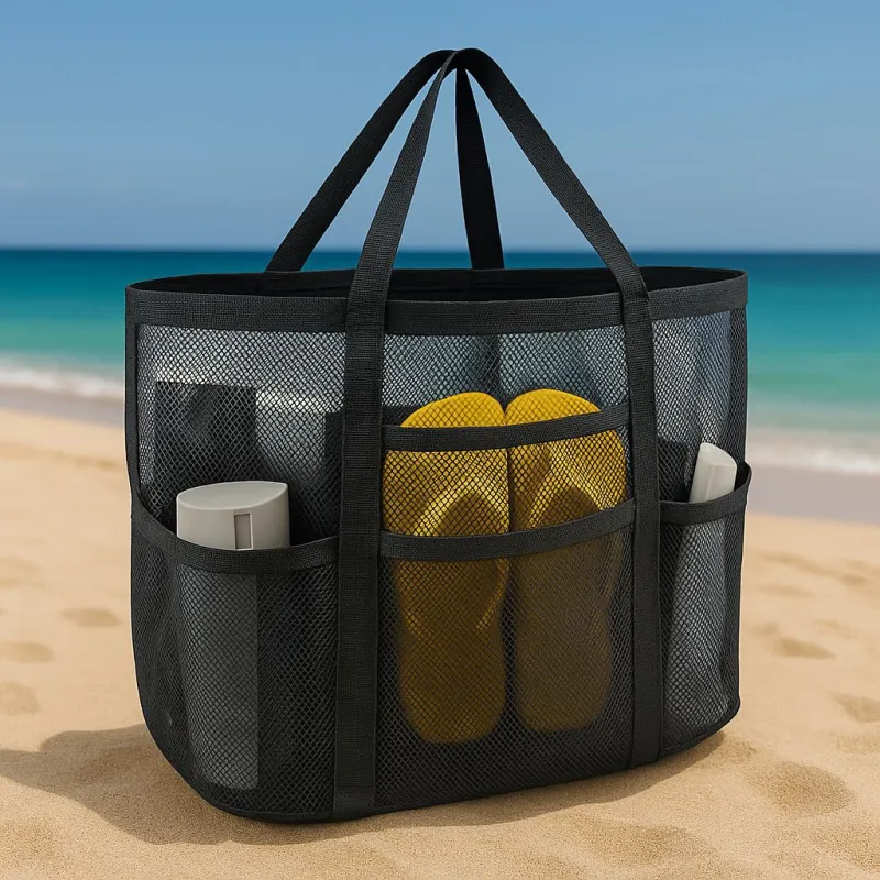 Mesh beach storage bag