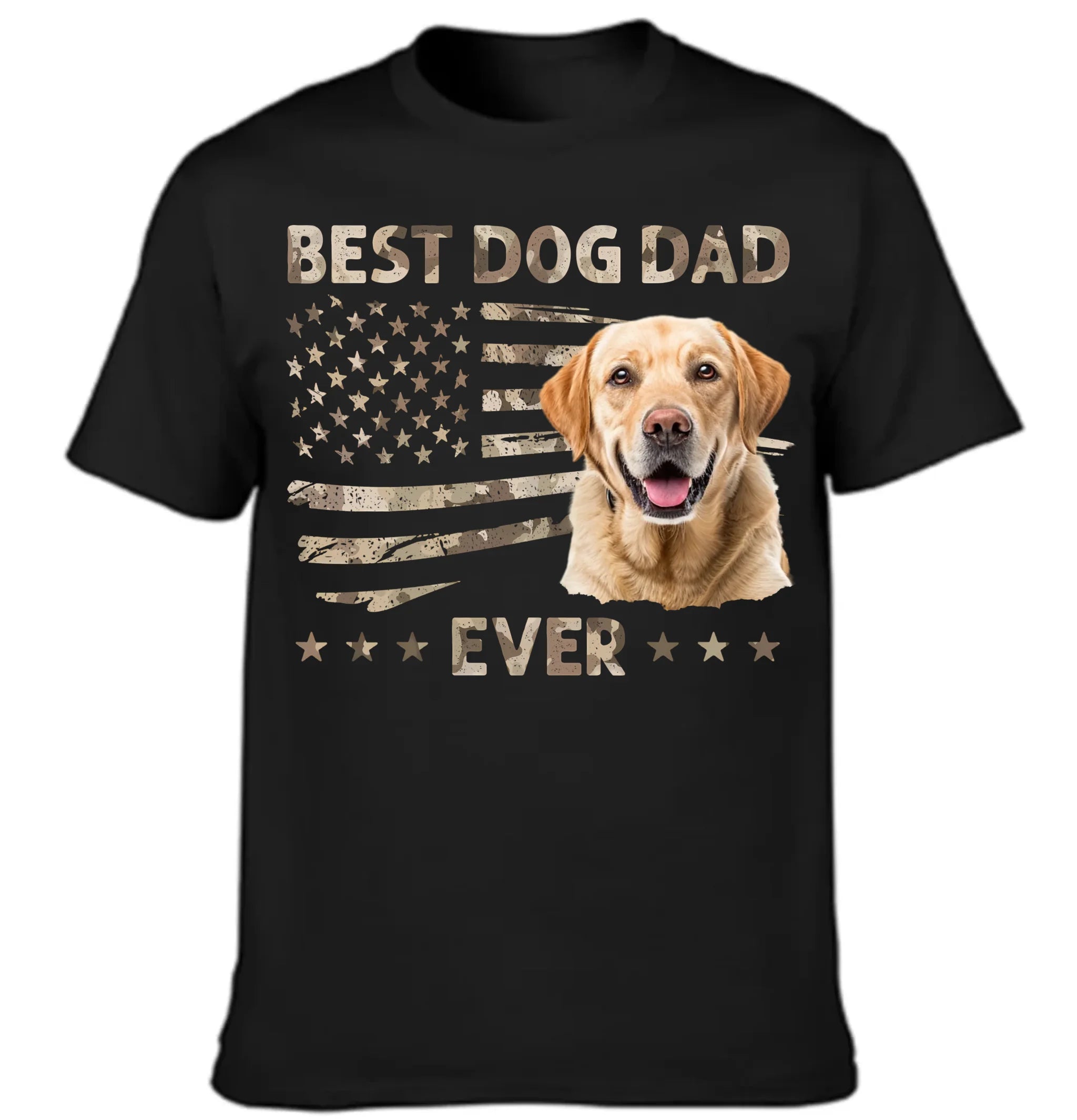Custom Photo Ultimate Dog Dad - Personalized Pet Themed Clothes