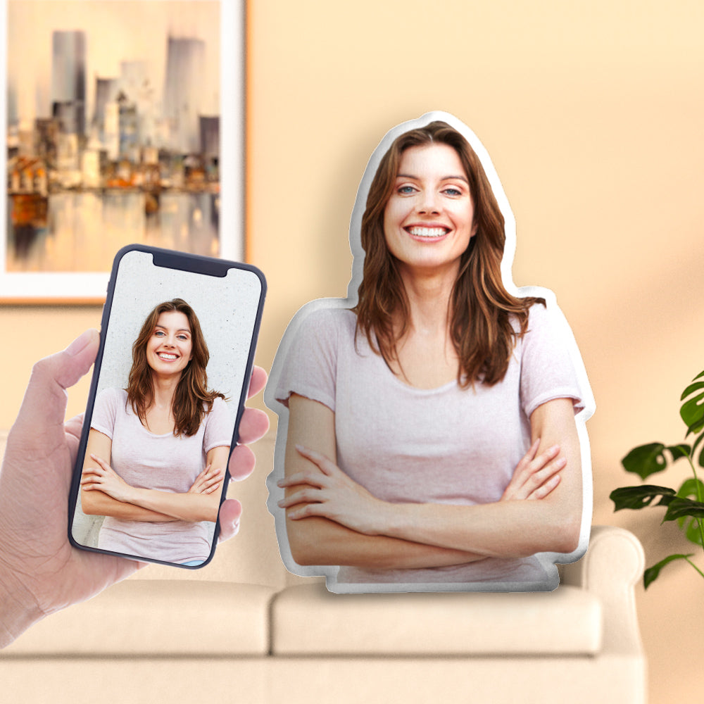 Custom Photo Pillow Personalized Body Pillow Photo Portrait Pillow - MyFaceTshirt