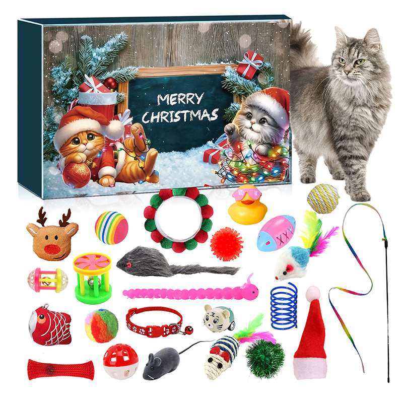 Countdown to Christmas Cat Advent Calendar - Surprise Toys & Treats - MyFaceTshirt