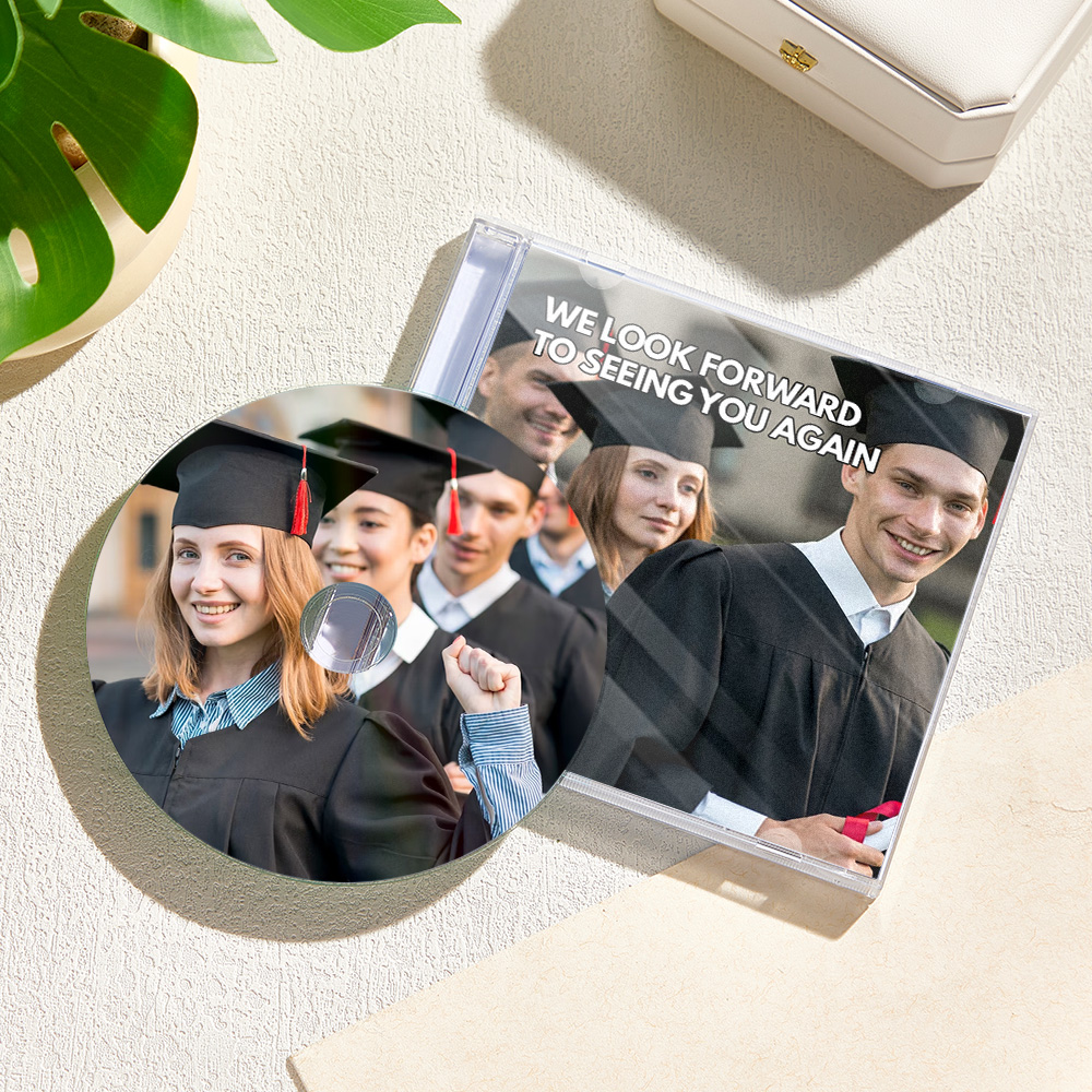 3 Photos Custom CD & Jewel Case 16 Songs CD Mixtape Personalized Custom CD Album Graduation Gifts - MyFaceTshirt