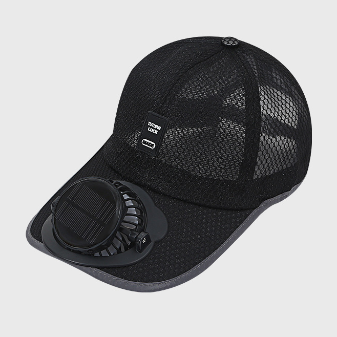 Solar Fan Cap,2026 Summer Breathable Mesh with Solar Charging Fan , Sun Protection Baseball Cap Golf Hat for Hiking,Travel - MyFaceTshirt