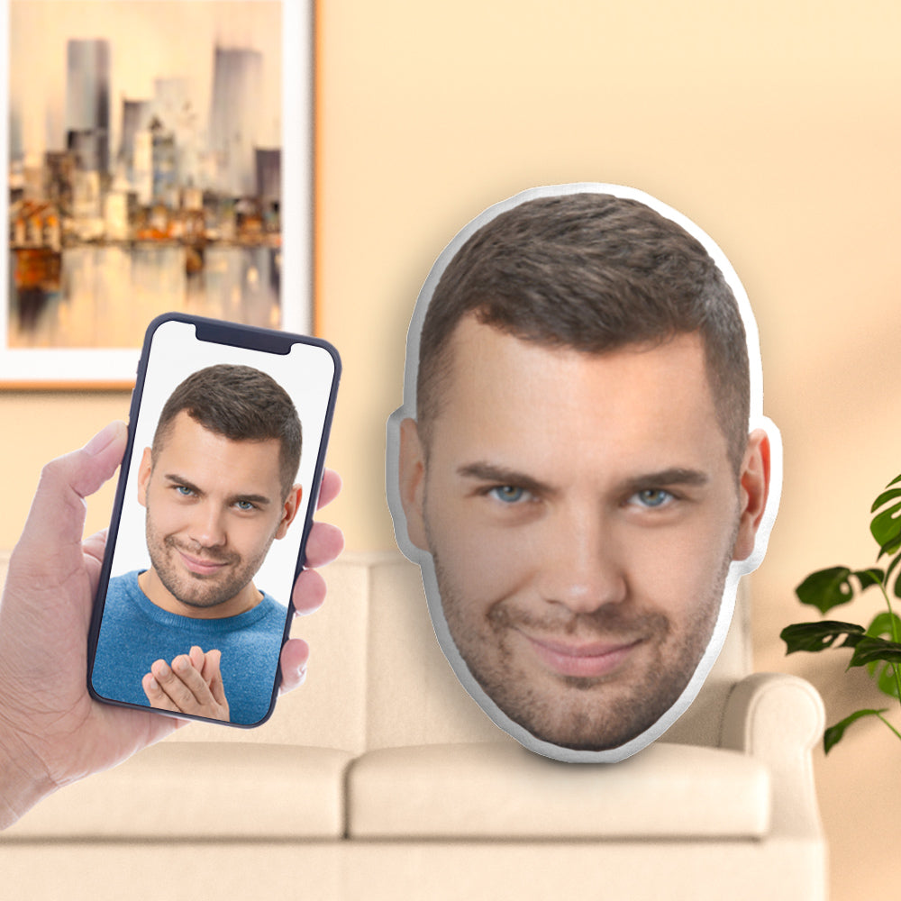 Custom Face Pillow Personaized Photo Pillow Photo Portrait Gifts - MyFaceTshirt