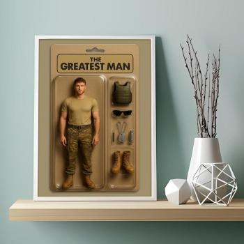 Custom Action Figure Portrait | Personalized Toy Box Art | Digital Retro Character Design | Instant Download