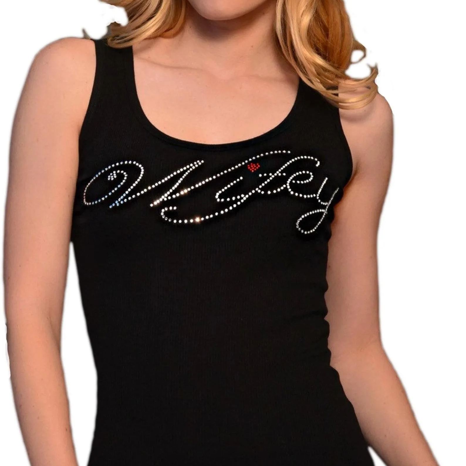 Wifey Rhinestone Tank Top
