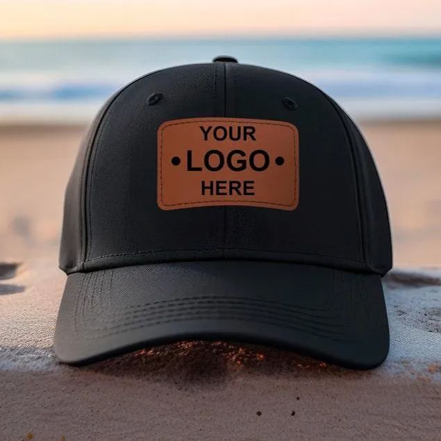 Custom Engraved Leather Patch Hat | Leatherette | Your Logo or Design | Custom Hat | Custom logo hat | Personalized hat
