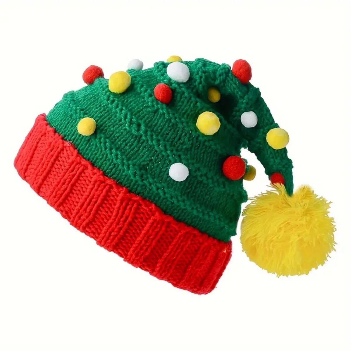 Winter New Christmas Hat Bell Knitted Woolen Hat Christmas Gift Christmas Hat