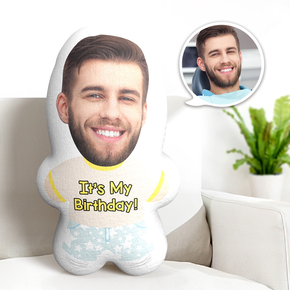 Custom Face Photo Pillow Personalized Fun and Memorable Birthday Gift