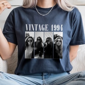 Custom Bootleg Photo Year Vintage Comfort Color Shirt Custom Year Birthday Shirt