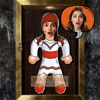 The Conjuring Annabelle Air Minime Halloween Horror Air Doll Gift, Personalized Halloween Doll - MyFaceTshirt