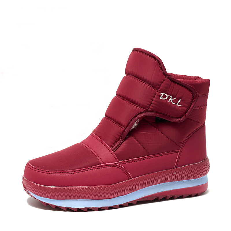 Women's Casual Velcro Winter Warm Ankle Snow Boots