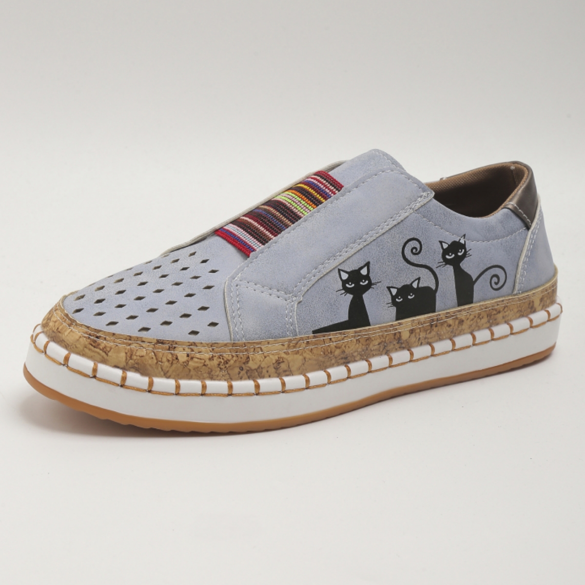 🔥LAST DAY 70% OFF - Women Comfortable Hollow Lightweight Low Top Slip On