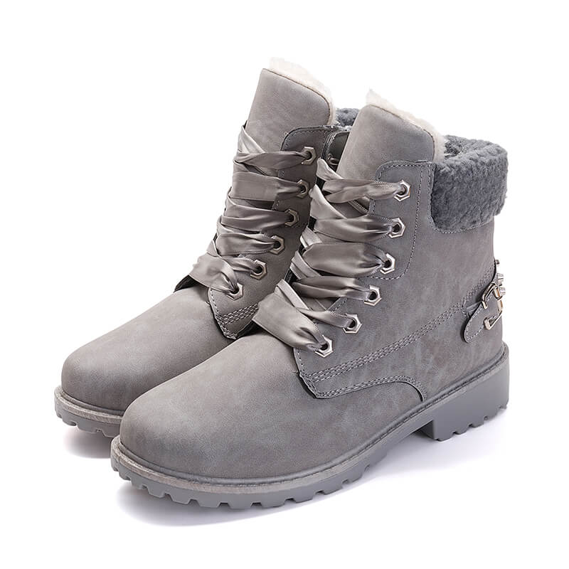 Women's Waterproof Lace Up Ankle Boots