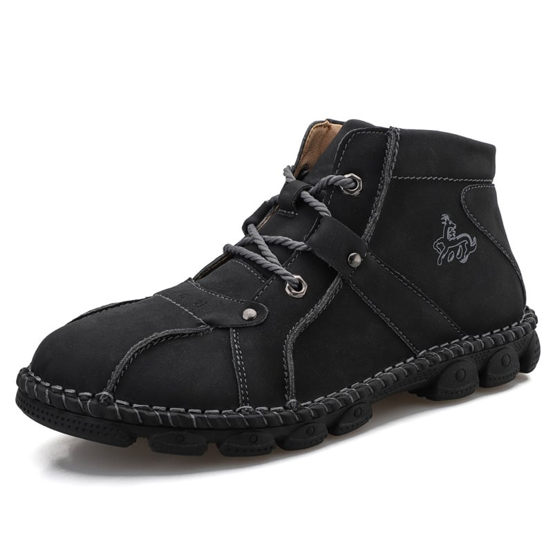MEN'S COMFORTABLE LEATHER OUTDOOR WORK BOOTS