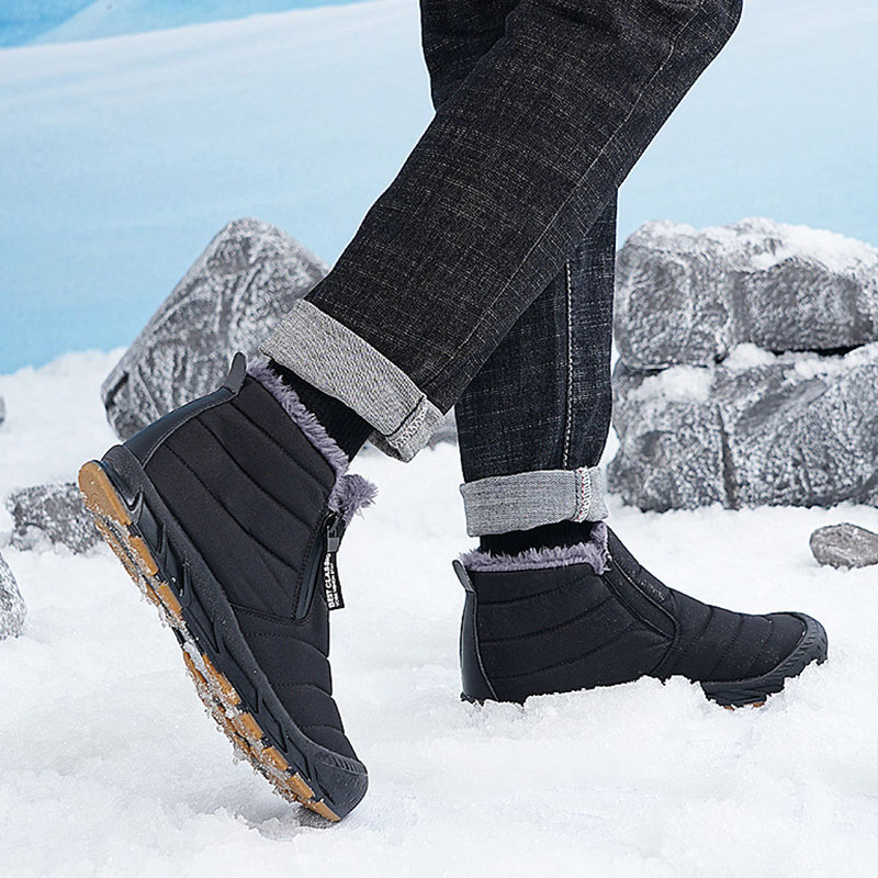 Winter Warm Mountaineering High-Bonker Velvet Outdoor Snow Boots Thickened Warm Shoes